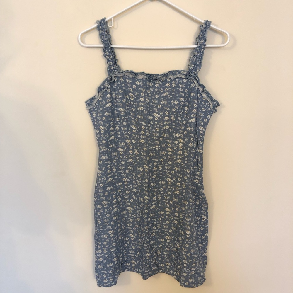 Sky and Sparrow Ditsy Blue Floral Dress